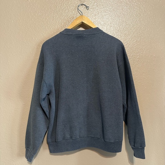 VINTAGE VELVA SHEEN RARE Vintage Gray 80s Disney Mickey Mouse Sweatshirt M/L - Picture 4 of 8